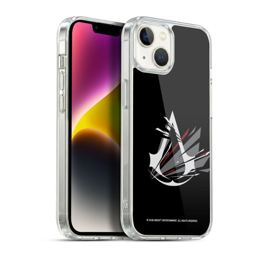 Assassin's Creed Logo Shattered Soft Gel Case for Apple iPhone 14 Plus & MagSafe