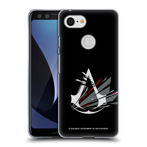 Assassin's Creed Logo Shattered Soft Gel Case for Google Pixel 3