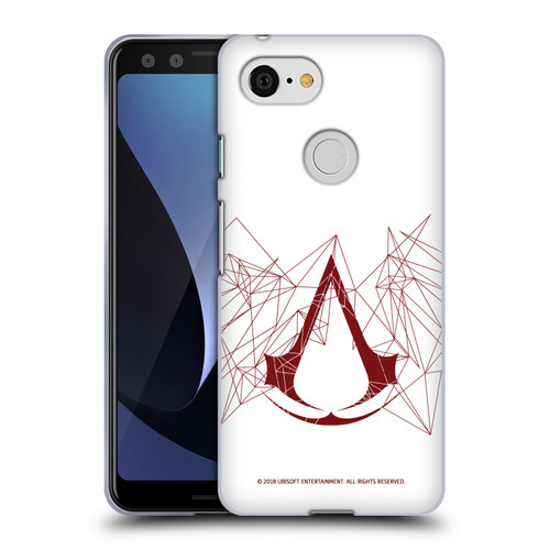 Assassin's Creed Logo Geometric Soft Gel Case for Google Pixel 3