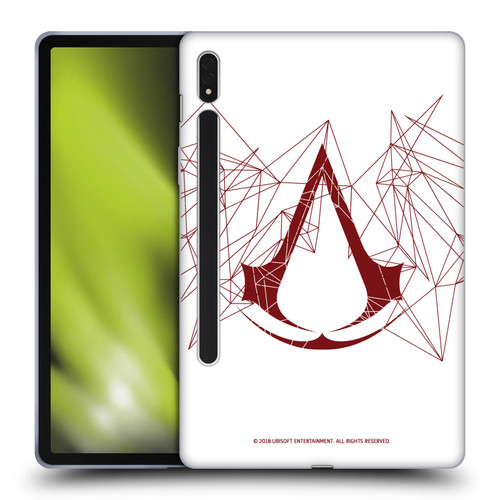 Assassin's Creed Logo Geometric Soft Gel Case for Samsung Galaxy Tab S8