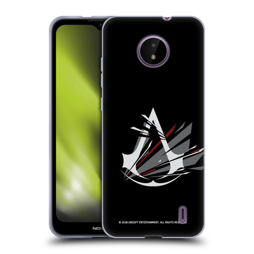 Assassin's Creed Logo Shattered Soft Gel Case for Nokia C10 / C20