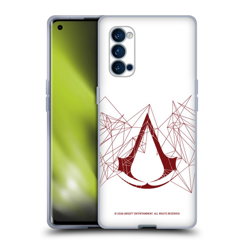 Assassin's Creed Logo Geometric Soft Gel Case for OPPO Reno 4 Pro 5G