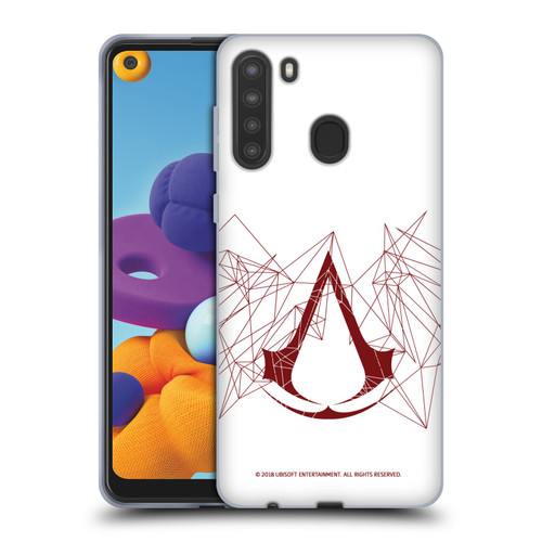 Assassin's Creed Logo Geometric Soft Gel Case for Samsung Galaxy A21 (2020)