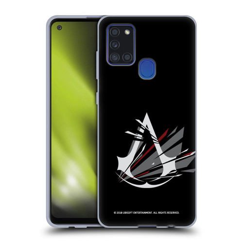 Assassin's Creed Logo Shattered Soft Gel Case for Samsung Galaxy A21s (2020)