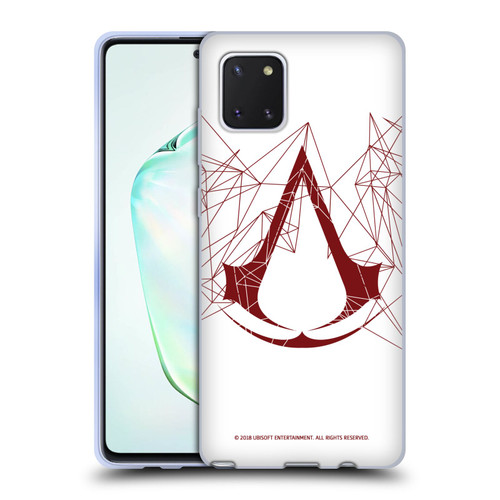 Assassin's Creed Logo Geometric Soft Gel Case for Samsung Galaxy Note10 Lite