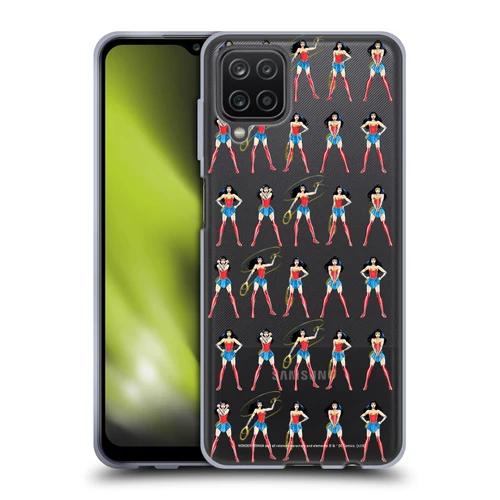 Wonder Woman DC Comics Character Art Pattern Soft Gel Case for Samsung Galaxy A12 (2020)