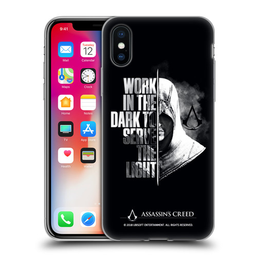 Assassin's Creed Legacy Typography Half Soft Gel Case for Apple iPhone X / iPhone XS