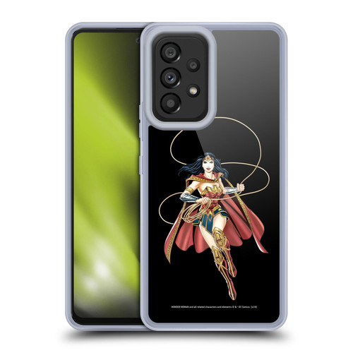 Wonder Woman DC Comics Character Art Lasso Of Truth Soft Gel Case for Samsung Galaxy A53 5G (2022)