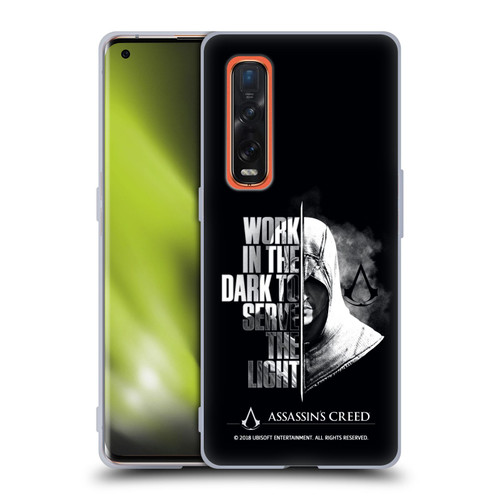 Assassin's Creed Legacy Typography Half Soft Gel Case for OPPO Find X2 Pro 5G