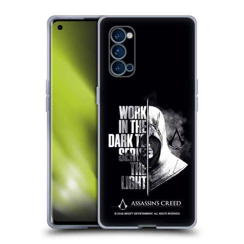 Assassin's Creed Legacy Typography Half Soft Gel Case for OPPO Reno 4 Pro 5G