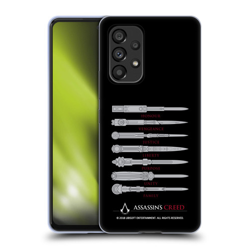 Assassin's Creed Legacy Typography Blades Soft Gel Case for Samsung Galaxy A53 5G (2022)
