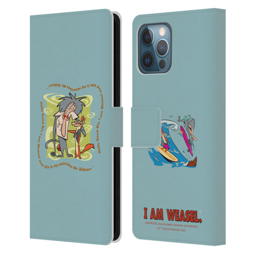 I Am Weasel. Graphics Hello Good Sir Leather Book Wallet Case Cover For Apple iPhone 12 Pro Max