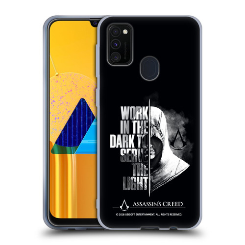 Assassin's Creed Legacy Typography Half Soft Gel Case for Samsung Galaxy M30s (2019)/M21 (2020)