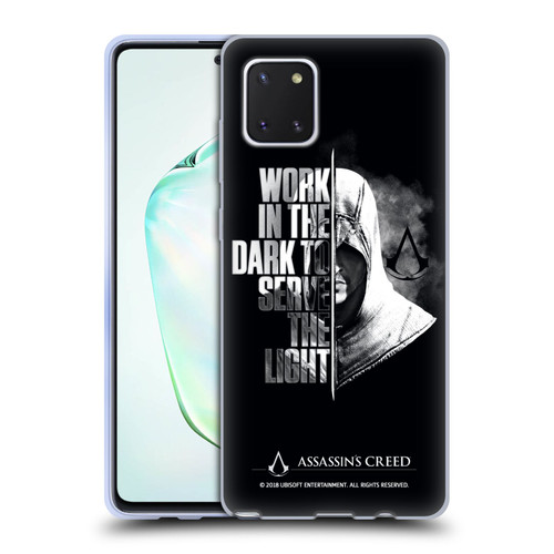 Assassin's Creed Legacy Typography Half Soft Gel Case for Samsung Galaxy Note10 Lite