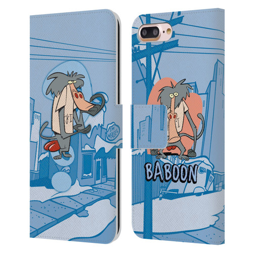 I Am Weasel. Graphics What Is It I.R Leather Book Wallet Case Cover For Apple iPhone 7 Plus / iPhone 8 Plus