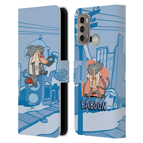 I Am Weasel. Graphics What Is It I.R Leather Book Wallet Case Cover For Motorola Moto G60 / Moto G40 Fusion