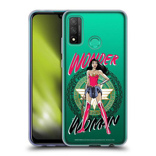 Wonder Woman DC Comics Graphic Arts Shield 3 Soft Gel Case for Huawei P Smart (2020)
