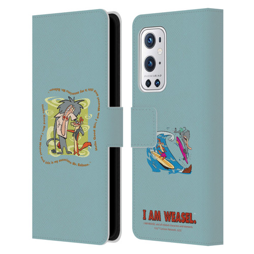 I Am Weasel. Graphics Hello Good Sir Leather Book Wallet Case Cover For OnePlus 9 Pro