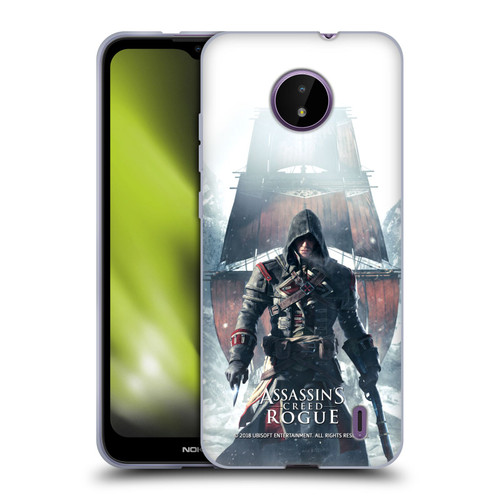 Assassin's Creed Rogue Key Art Shay Cormac Ship Soft Gel Case for Nokia C10 / C20