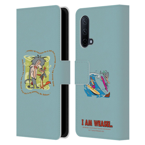 I Am Weasel. Graphics Hello Good Sir Leather Book Wallet Case Cover For OnePlus Nord CE 5G