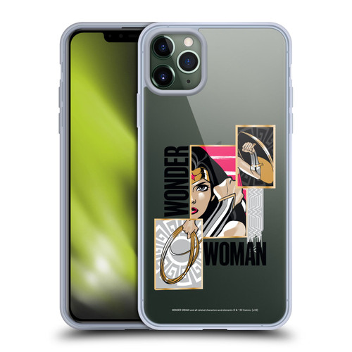 Wonder Woman DC Comics Graphic Arts Weapons Soft Gel Case for Apple iPhone 11 Pro Max