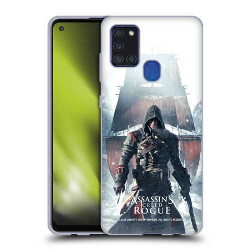Assassin's Creed Rogue Key Art Shay Cormac Ship Soft Gel Case for Samsung Galaxy A21s (2020)
