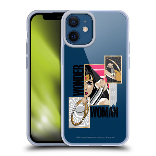 Wonder Woman DC Comics Graphic Arts Weapons Soft Gel Case for Apple iPhone 12 Mini
