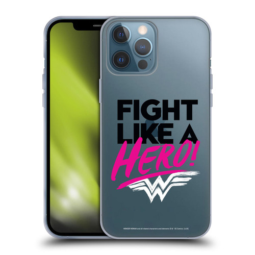 Wonder Woman DC Comics Graphic Arts Hero Soft Gel Case for Apple iPhone 13 Pro Max