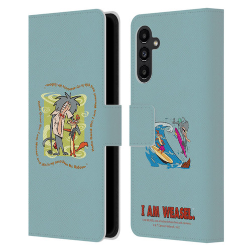 I Am Weasel. Graphics Hello Good Sir Leather Book Wallet Case Cover For Samsung Galaxy A13 5G (2021)