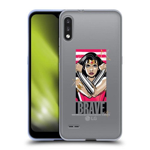 Wonder Woman DC Comics Graphic Arts Brave Soft Gel Case for LG K22