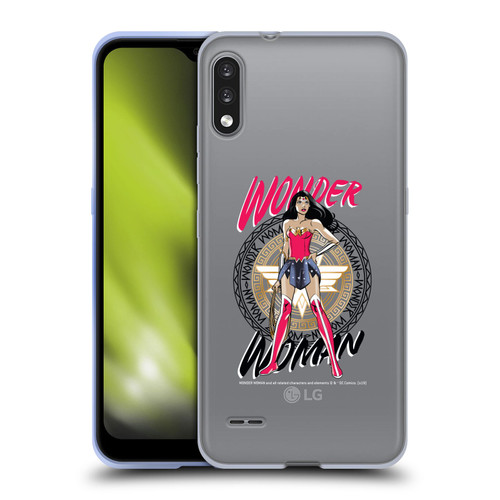 Wonder Woman DC Comics Graphic Arts Shield 3 Soft Gel Case for LG K22