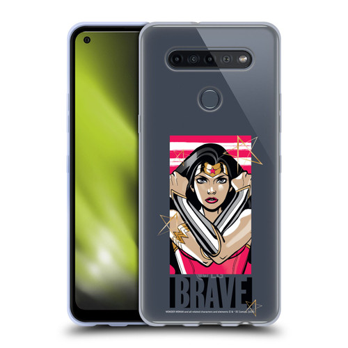 Wonder Woman DC Comics Graphic Arts Brave Soft Gel Case for LG K51S