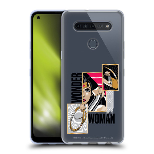 Wonder Woman DC Comics Graphic Arts Weapons Soft Gel Case for LG K51S