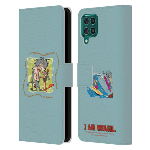 I Am Weasel. Graphics Hello Good Sir Leather Book Wallet Case Cover For Samsung Galaxy F62 (2021)