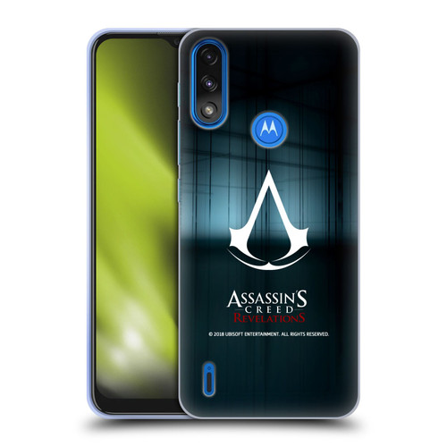 Assassin's Creed Revelations Logo Animus Black Room Soft Gel Case for Motorola Moto E7 Power / Moto E7i Power
