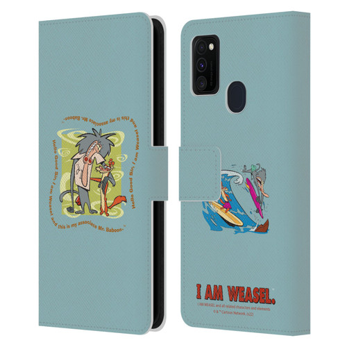 I Am Weasel. Graphics Hello Good Sir Leather Book Wallet Case Cover For Samsung Galaxy M30s (2019)/M21 (2020)