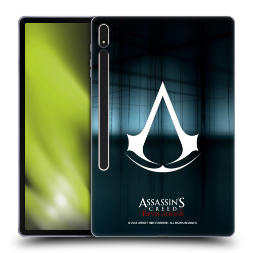 Assassin's Creed Revelations Logo Animus Black Room Soft Gel Case for Samsung Galaxy Tab S8 Plus