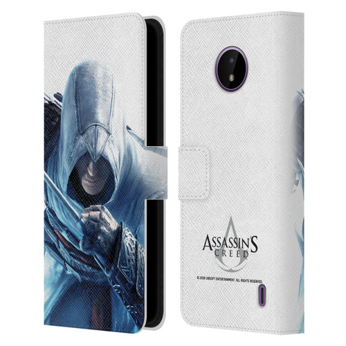 Assassin's Creed Key Art Altaïr Hidden Blade Leather Book Wallet Case Cover For Nokia C10 / C20