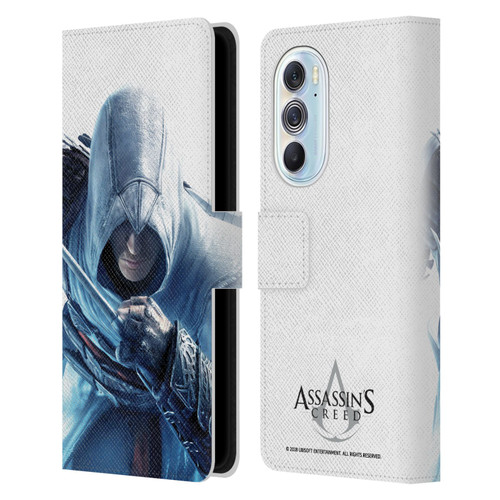 Assassin's Creed Key Art Altaïr Hidden Blade Leather Book Wallet Case Cover For Motorola Edge X30