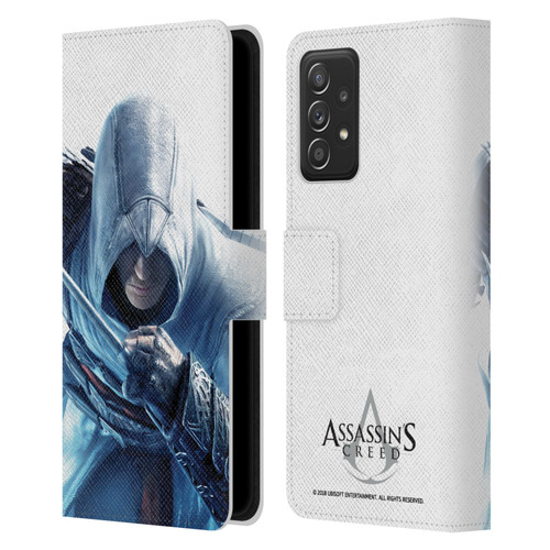 Assassin's Creed Key Art Altaïr Hidden Blade Leather Book Wallet Case Cover For Samsung Galaxy A52 / A52s / 5G (2021)