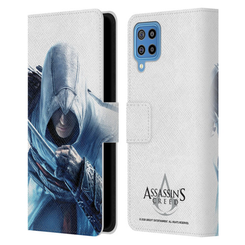 Assassin's Creed Key Art Altaïr Hidden Blade Leather Book Wallet Case Cover For Samsung Galaxy F22 (2021)