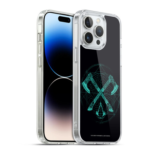 Assassin's Creed Valhalla Compositions Dual Axes Soft Gel Case for Apple iPhone 14 Pro Max & MagSafe
