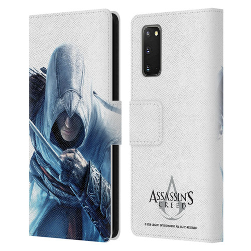 Assassin's Creed Key Art Altaïr Hidden Blade Leather Book Wallet Case Cover For Samsung Galaxy S20 / S20 5G