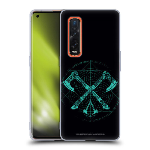 Assassin's Creed Valhalla Compositions Dual Axes Soft Gel Case for OPPO Find X2 Pro 5G