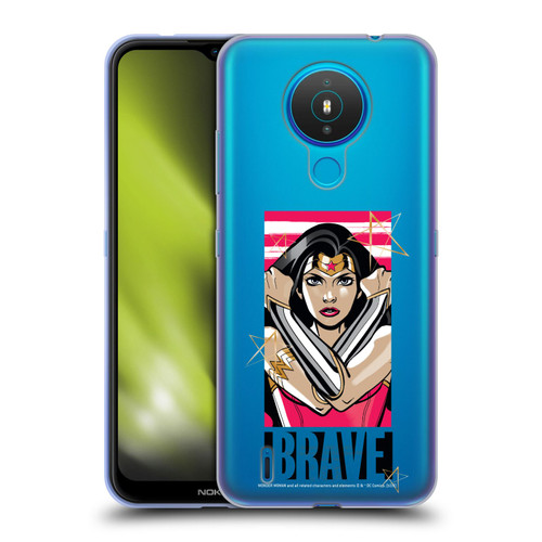 Wonder Woman DC Comics Graphic Arts Brave Soft Gel Case for Nokia 1.4