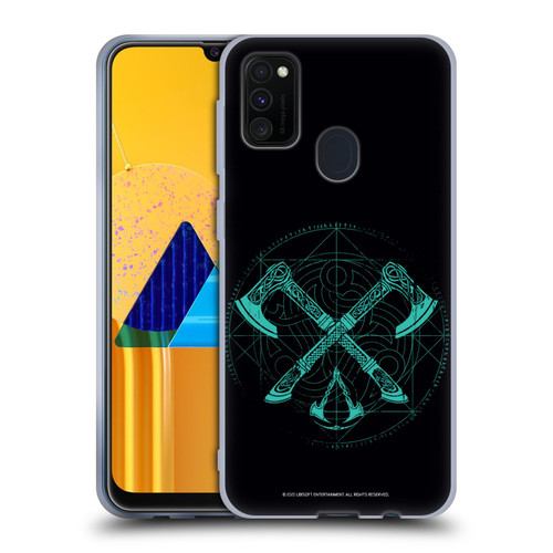 Assassin's Creed Valhalla Compositions Dual Axes Soft Gel Case for Samsung Galaxy M30s (2019)/M21 (2020)