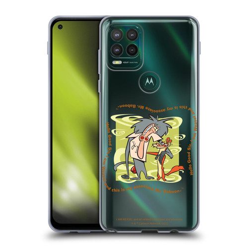 I Am Weasel. Graphics Hello Good Sir Soft Gel Case for Motorola Moto G Stylus 5G 2021