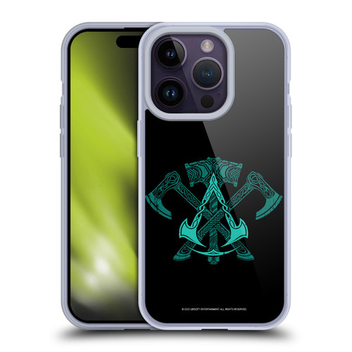Assassin's Creed Valhalla Symbols And Patterns ACV Weapons Soft Gel Case for Apple iPhone 14 Pro