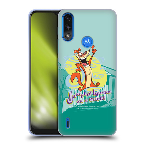 I Am Weasel. Graphics Jumping Iguana On A Stick Soft Gel Case for Motorola Moto E7 Power / Moto E7i Power