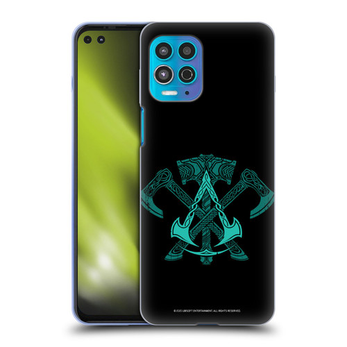 Assassin's Creed Valhalla Symbols And Patterns ACV Weapons Soft Gel Case for Motorola Moto G100